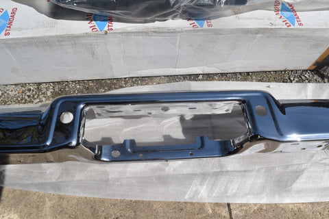 2004 2005 Ford F150 Hitch Style Styleside Rear Step Bumper No Sensor 04 05