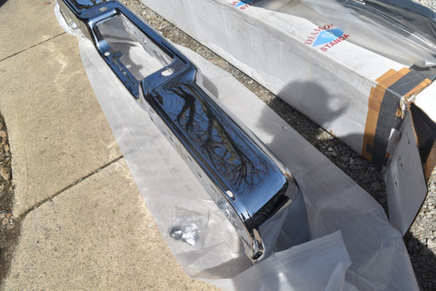 2004 2005 Ford F150 Hitch Style Styleside Rear Step Bumper No Sensor 04 05