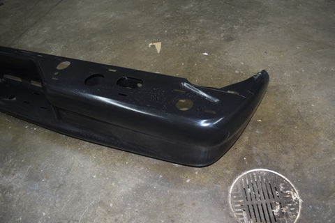 1992 2007 Ford Econoline Van Step Rear Bumper Black Without Sensor Holes 92 07