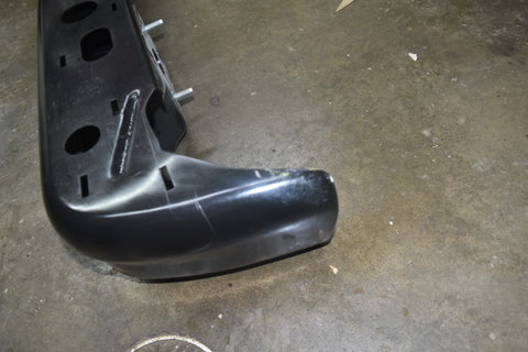 1992 2007 Ford Econoline Van Step Rear Bumper Black Without Sensor Holes 92 07