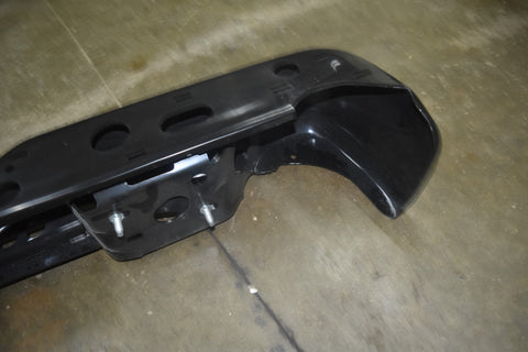 1992 2007 Ford Econoline Van Step Rear Bumper Black Without Sensor Holes 92 07