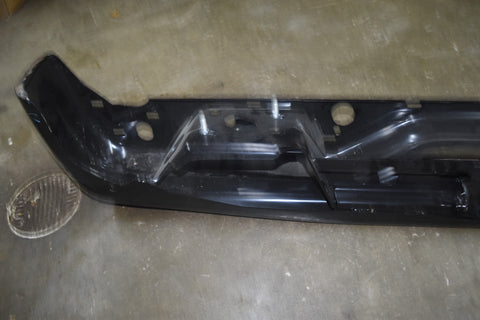 1992 2007 Ford Econoline Van Step Rear Bumper Black Without Sensor Holes 92 07