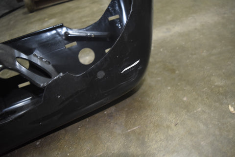 1992 2007 Ford Econoline Van Step Rear Bumper Black Without Sensor Holes 92 07