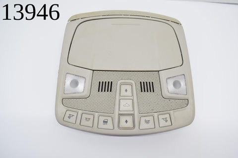 2014 Ford Fusion Overhead Console Sunglasses Holder Dome Beige FU5A 18519A58