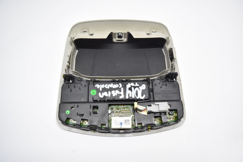 2014 Ford Fusion Overhead Console Sunglasses Holder Dome Beige FU5A 18519A58
