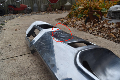 1971 1972 Oldsmobile Cutlass Rear Bumper CORE 71 72