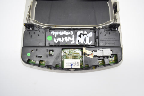 2014 Ford Fusion Overhead Console Sunglasses Holder Dome Beige FU5A 18519A58