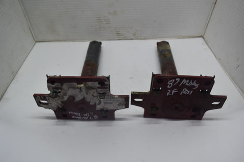 1987 1993 Ford Mustang Front Bumper Crash Impact Absorbers 87 88 89 90 91 92 93