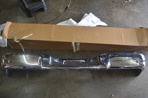 2004 2005 2006 Ford F150 Styleside Face Bar Chrome Rear Bumper With Sensor 04 06