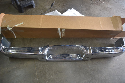 2004 2005 2006 Ford F150 Styleside Face Bar Chrome Rear Bumper With Sensor 04 06