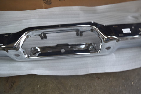 2004 2005 Ford F150 Flareside Chrome Face Bar Rear Bumper Without Sensor 04 05