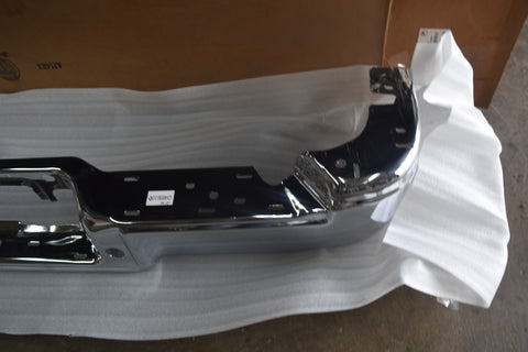 2004 2005 Ford F150 Flareside Chrome Face Bar Rear Bumper Without Sensor 04 05
