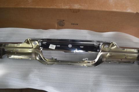 2004 2005 Ford F150 Flareside Chrome Face Bar Rear Bumper Without Sensor 04 05