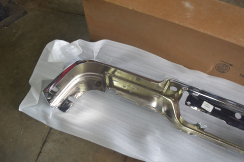 2004 2005 Ford F150 Flareside Chrome Face Bar Rear Bumper Without Sensor 04 05