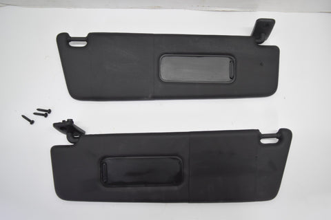 2010 2015 Chevy Camaro Coupe Pair Black Sun Visors Left Right 10 11 12 13 14 15