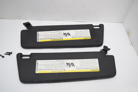 2010 2015 Chevy Camaro Coupe Pair Black Sun Visors Left Right 10 11 12 13 14 15