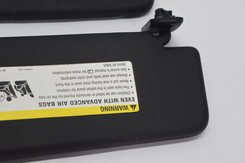 2010 2015 Chevy Camaro Coupe Pair Black Sun Visors Left Right 10 11 12 13 14 15