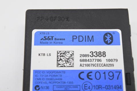 2010 10 Chevy Camaro Multimedia AUX Player PDIM Bluetooth Module 20893388