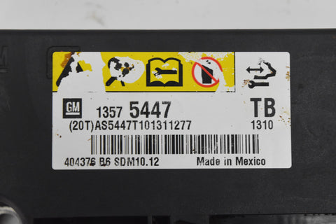 Inflater Sensing and Diagnostic Module GM 13575447 2010 2012 Chevrolet Camaro