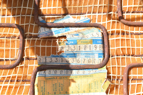 1971 1974 Plymouth Roadrunner GTX Rear Back Seat Core Set 71 72 73 74