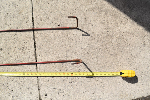 1971 1974 Plymouth Roadrunner Satellite Dodge Charger Trunk Torsion Rods Bars B