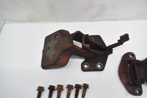 1971 1974 Mopar B Body Road Runner Charger Driver Left Door Hinge Upper Lower
