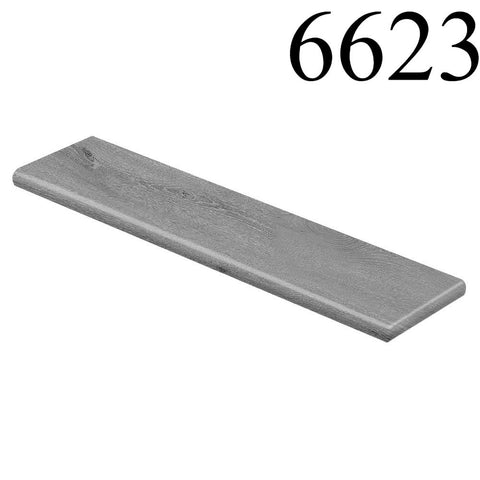 Cap a Tread 47 in. Length Laminate to Cover Stairs Windbrook Oak 1 Piece Single