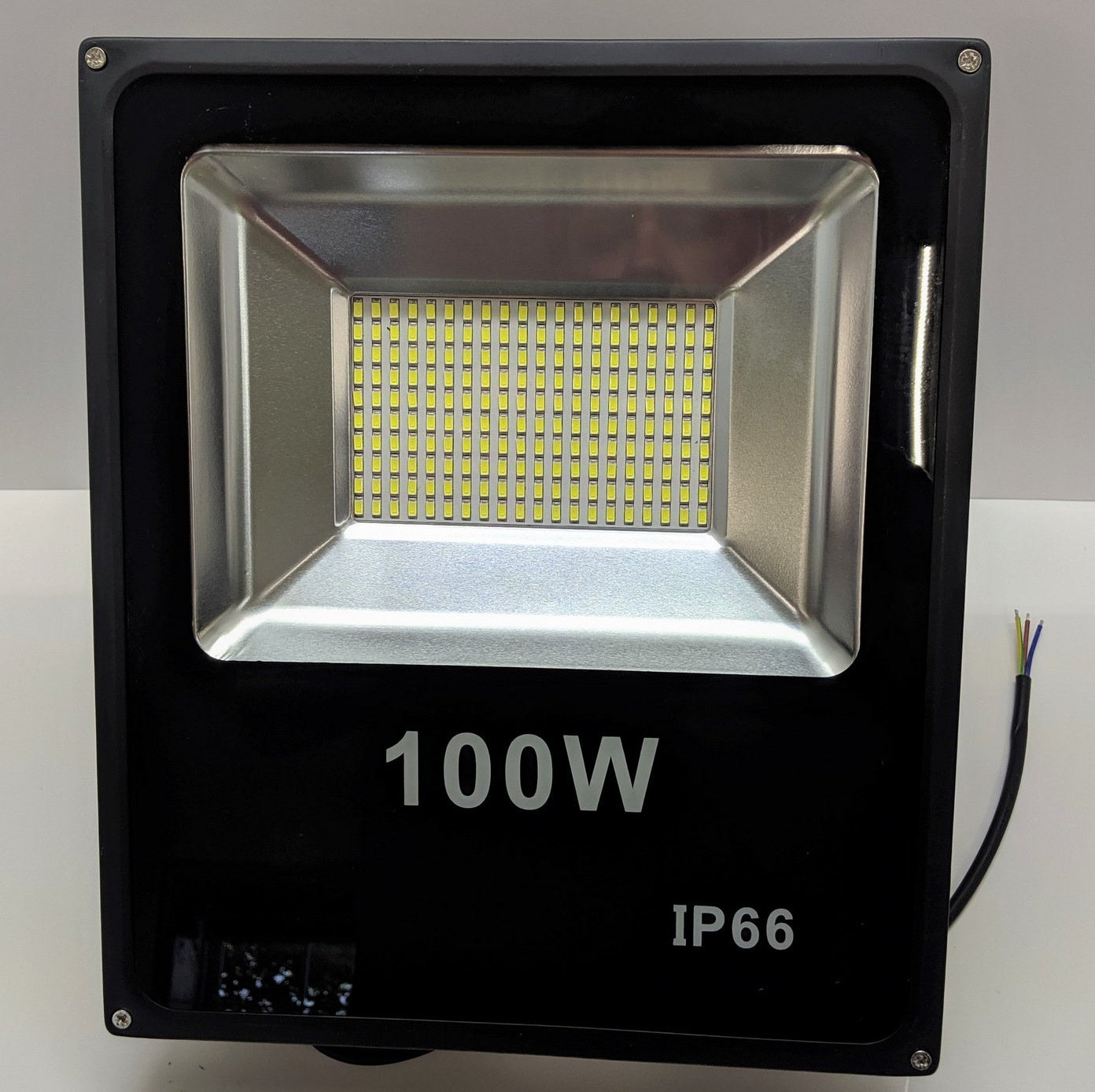100 Watt IP66 Rated LED Outdoor Flood Light lighting FatMan's Garage, LLC