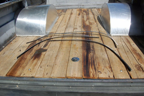 1949 49 Buick Super 4 Door Back Rear Window Glass Trim Molding Windshield GM