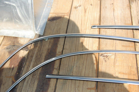 1949 49 Buick Super 4 Door Back Rear Window Glass Trim Molding Windshield GM