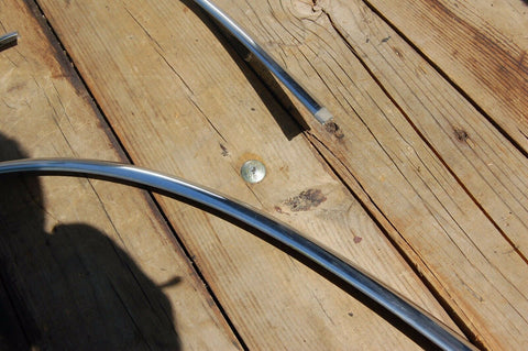 1949 49 Buick Super 4 Door Back Rear Window Glass Trim Molding Windshield GM