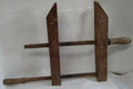 Vintage Wooden Hand Screw Wood Clamps Carpenter's Vice Primitive Barn Tool Decor