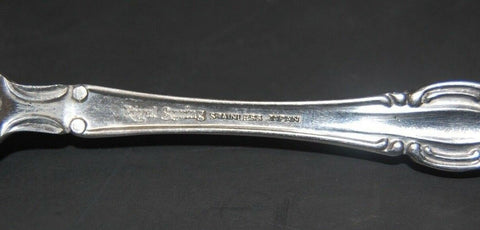 Royal Spring Salad Fork Stainless Flatware Silverware Floral Scroll Japan