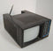 Vintage Pre-Owned Panda 5" Portable B&W TV Model PE-500 For Parts Or Repair