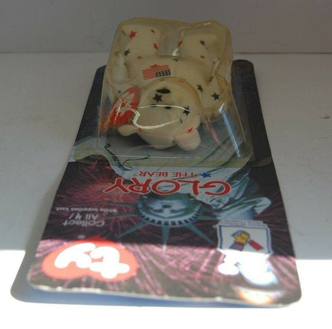 Glory The Bear-1997 McDonald's Ty Beanie Baby Rare Errors 1993 OakBrook Toys