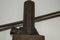 Antique 1926 Drednaut Twin Lift cast iron bottle Jack W/ HANDLE TIRE Patch Press