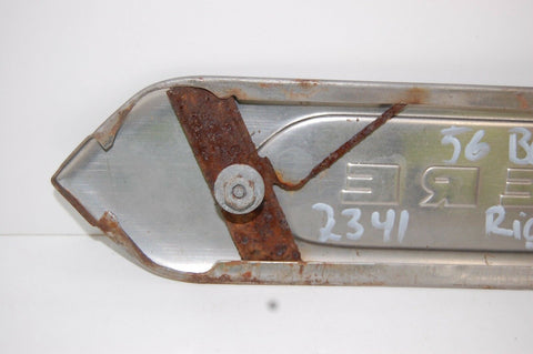 1956 Plymouth Belvedere Right Center Door Trim badge W/ HARDWARE