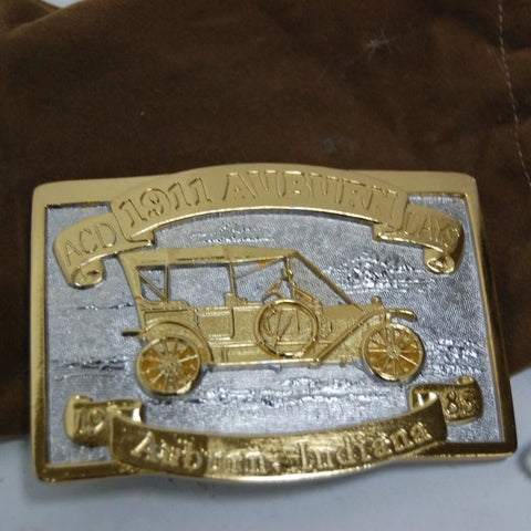 1911 Auburn Indiana ACD Days 1985 1st edition Belt Buckle #44 of 600