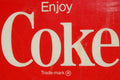 Vintage Enjoy Coke Store Sign 35" x 16" Coca Cola Advertisement