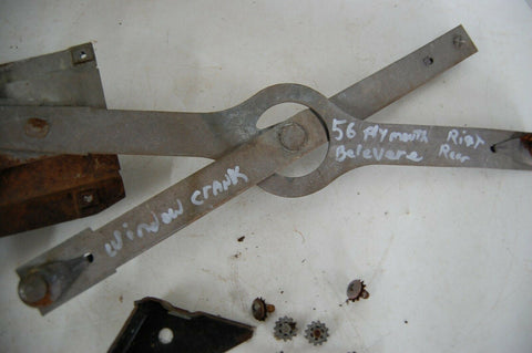 1956 2-DOOR PLYMOUTH BELVEDERE Right side rear Manual Window Regulator