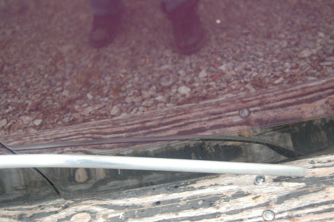 1956 Plymouth Belvedere RIGHT SIDE BOTTOM REAR WINDOW TRIM MOLDING MOPAR