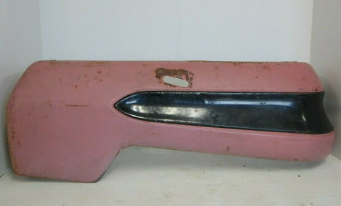 1956 PLYMOUTH BELVEDERE LEFT SEAT END CAPS SEAT TRIM CORNER MOLDING MOPAR