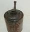 Vintage Antique Small Metal Gas Can Round Barn Red Country Store Gas station art