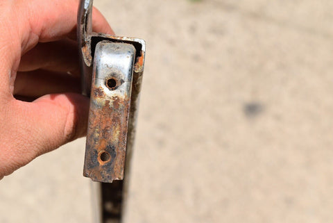 1958 58 Oldsmobile super 88 door frame molding window track Right Passenger 9034