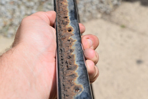 1958 58 Oldsmobile super 88 door frame molding window track Right Passenger 9034