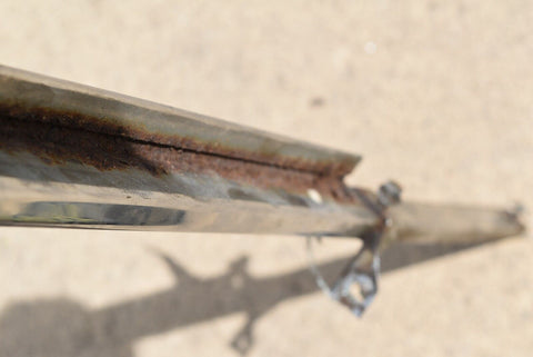 1958 58 Oldsmobile super 88 door frame molding window track Right Passenger 9034