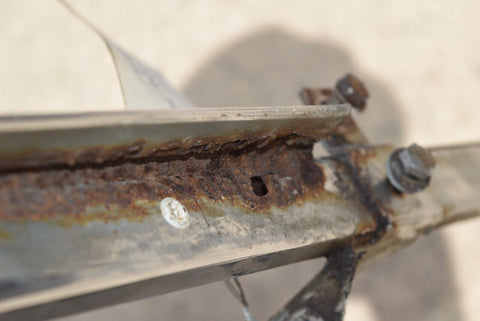 1958 58 Oldsmobile super 88 door frame molding window track Right Passenger 9034