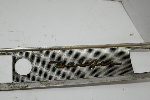 1957 Chevrolet Bel Air Dash Trim Insert Panel W/ Script Original Used 9419