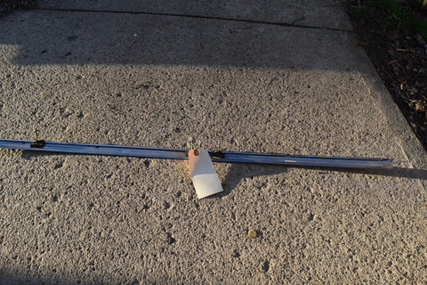 1958 58 Cadillac Series 75 Limo Fleetwood Front middle Windshield Trim top 10646