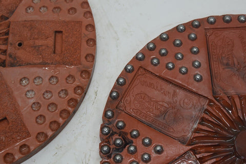 Lot of 16 12" Spin Casting Molds Belt Buckles Various Designs train eagle 11766